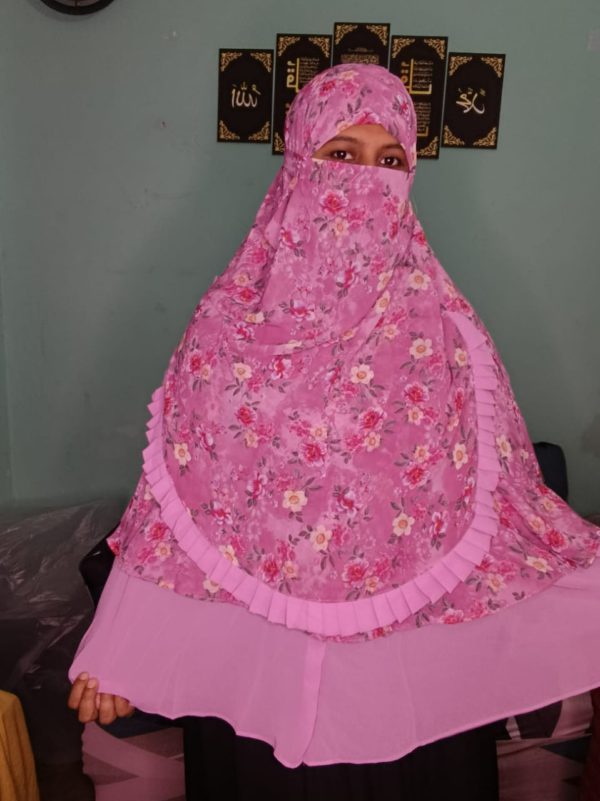 জর্জেট টু পার্ট হিজাব - Image 3