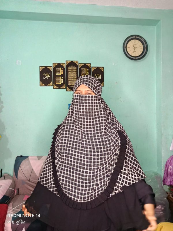 জর্জেট টু পার্ট হিজাব - Image 6