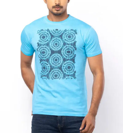 Blue Dyed T-Shirt