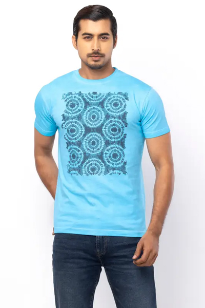 Blue Dyed T-Shirt