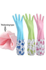 Long Silicone Kitchen Hand Gloves – Waterproof & Heat Resistant