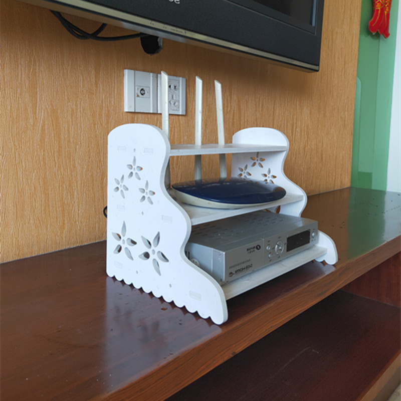WiFi Router on 3 Layer Router Stand