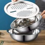 3-in-1 Vegetable Cutter with Drain Basket - Image 2