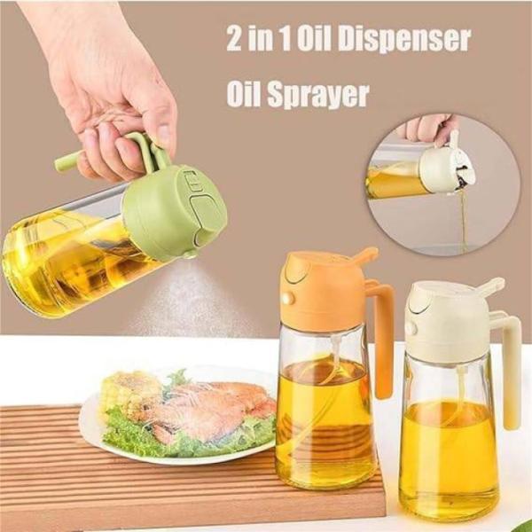 2 in 1 Oil Spray Bottle 500ML