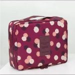 Stylish Floral Makeup Organizer Bag – Travel & Vanity Cosmetic Storage Bag - Image 3