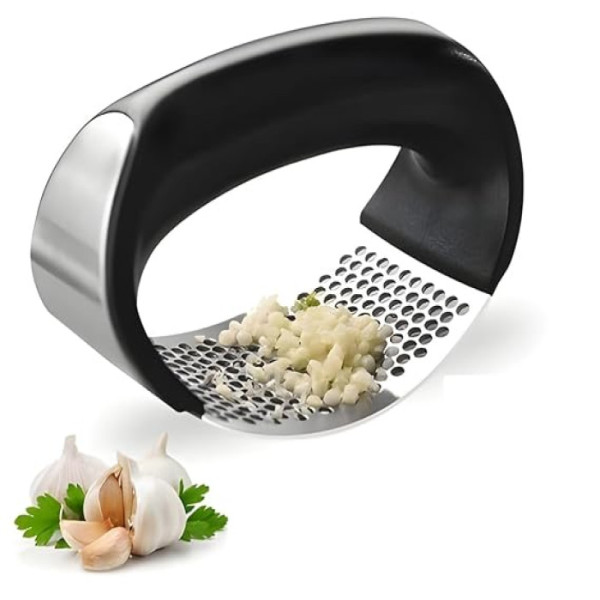 Stainless Steel Garlic Crusher for Kitchen