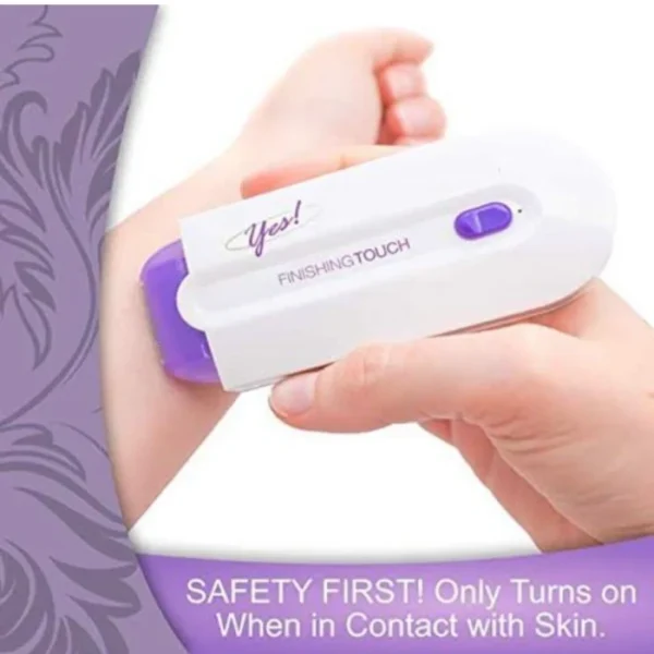 Rechargeable body hair removal device