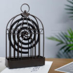 Metal mosquito coil holder for home and outdoor use