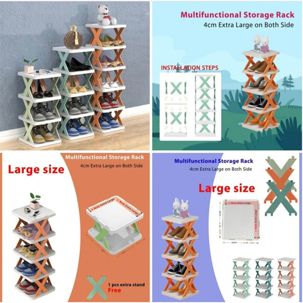 5-Layer Stackable Shoe Rack