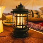 Rechargeable Camping Lantern | COB LED Retro Outdoor Light