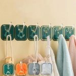 Self Adhesive Multi-purpose Wall Hooks 6pcs