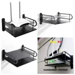 2 Layer Wall Hanging WiFi Router Stand | Wall Mounted Router Holder - Image 3